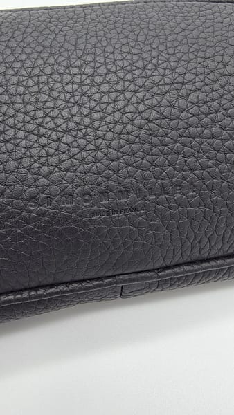 Simon Miller Black Leather Small D-Ring Bag Zip Closure, photo 2 of 7
