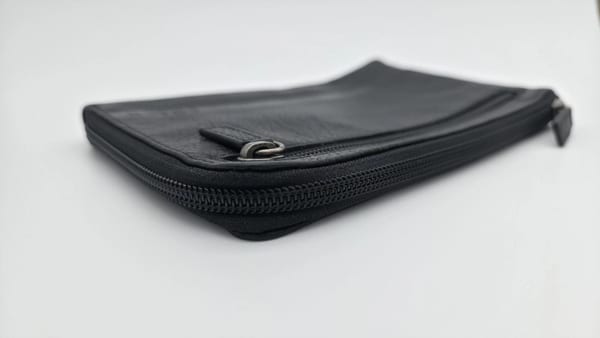 Coach Black Pebbled Leather Travel Pouch, photo 4 of 5