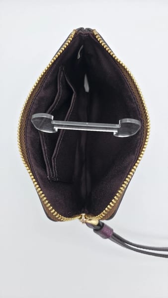 Coach Signature Canvas & Leather Zip Wristlet Wallet, photo 5 of 7
