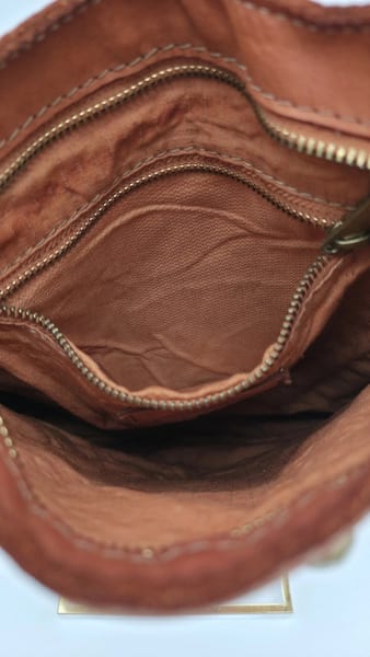 Sundance Studded Rivet Crossbody Bag Handmade In Italy, photo 17 of 19
