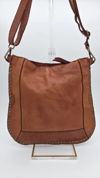 Sundance Studded Rivet Crossbody Bag Handmade In Italy, photo 10 of 19