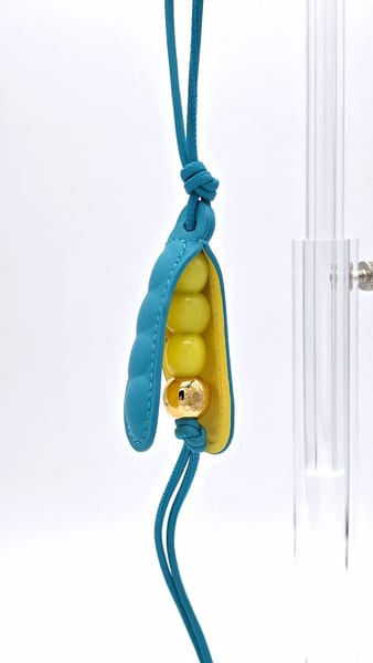 Loewe Leather Pea Pod Charm