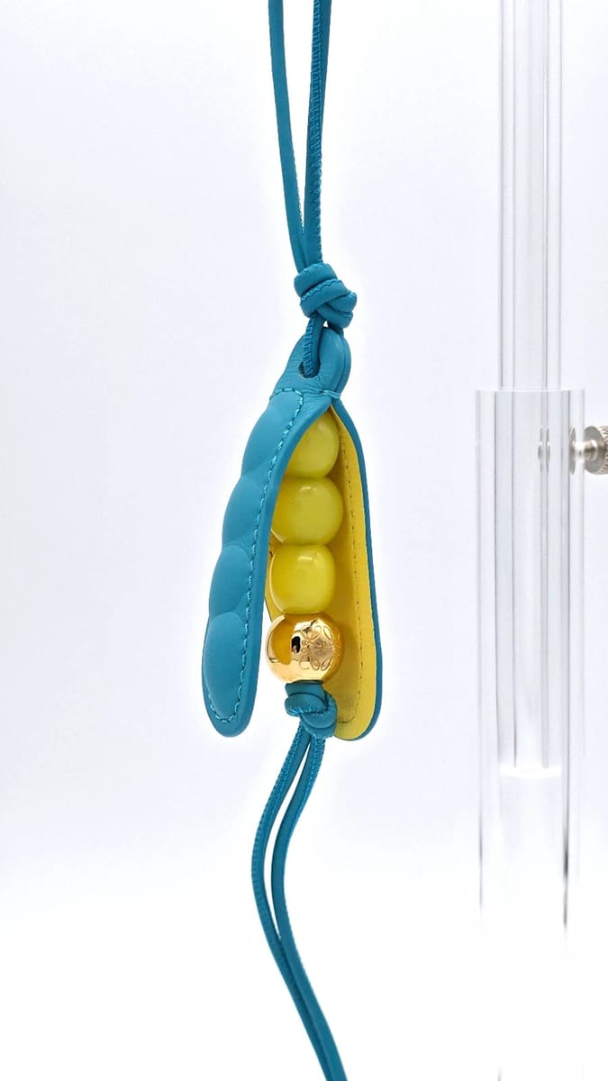 Loewe Leather Pea Pod Charm, photo 1 of 10