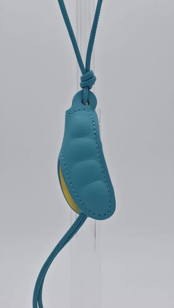Loewe Leather Pea Pod Charm, photo 2 of 10