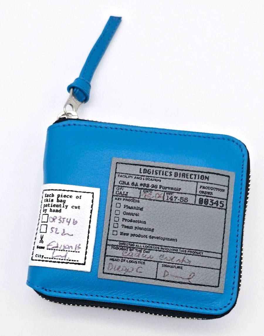 Min & Mon New York Green Leather Zip-Around Wallet, photo 1 of 9
