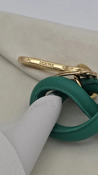 Loewe 2018 Calla Lily Bag Charm / Keychain in calfskin leather, photo 2 of 7