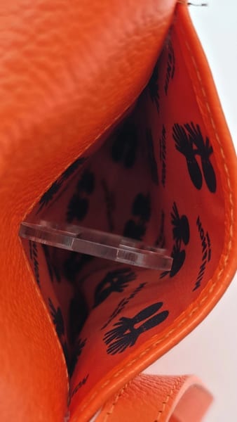 Min & Mon Max Cellphone Crossbody Bag - Neon Orange, photo 7 of 8