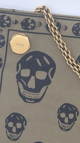 Alexander McQueen Canvas Skull Print Shopper, photo 2 of 12