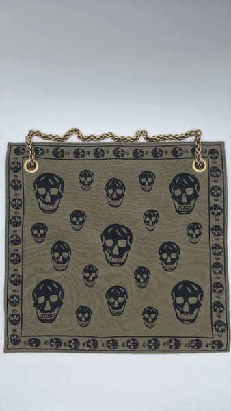 Alexander McQueen Canvas Skull Print Shopper, photo 5 of 12