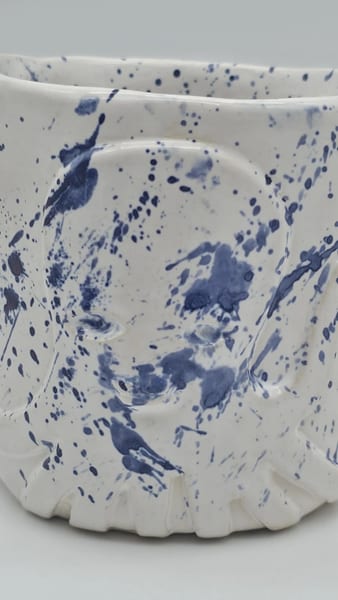 Min & Mon X Bosque y Cielo Ceramic All Over Eyes Splatter Mug, photo 4 of 8