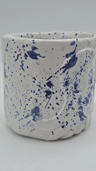 Min & Mon X Bosque y Cielo Ceramic All Over Eyes Splatter Mug, photo 5 of 8