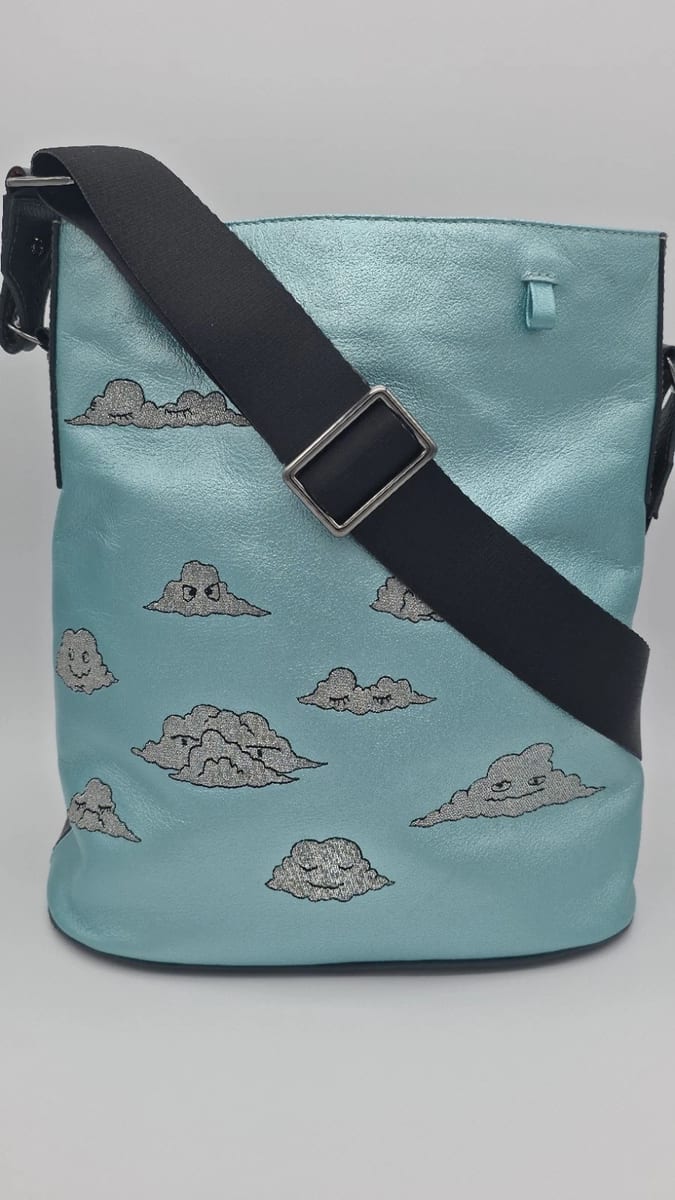 Min & Mon Lucas Hobo Bag Happy Clouds, photo 1 of 12