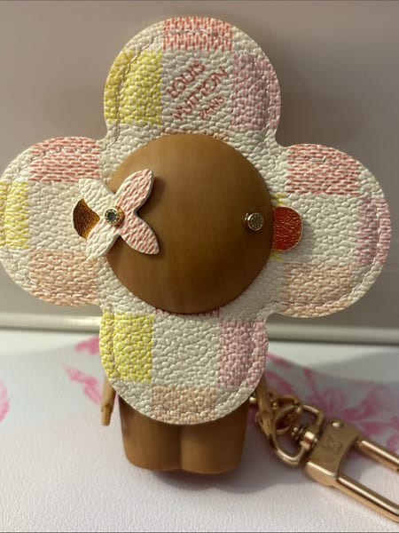 Min & Mon Yellow Eye-Embroidered Leather Bag Strap, photo 8 of 8