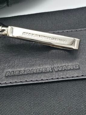 Alexander Wang Black Leather Crossbody Bag with Silver Hardware, photo 2 of 8
