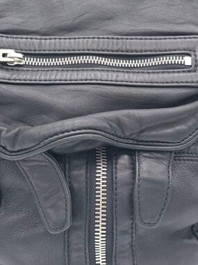 Alexander Wang Black Leather Crossbody Bag with Silver Hardware, photo 4 of 8