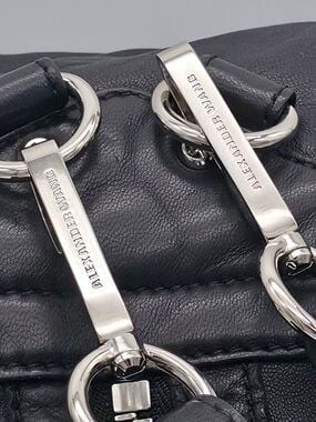 Alexander Wang Black Leather Crossbody Bag with Silver Hardware, photo 8 of 8